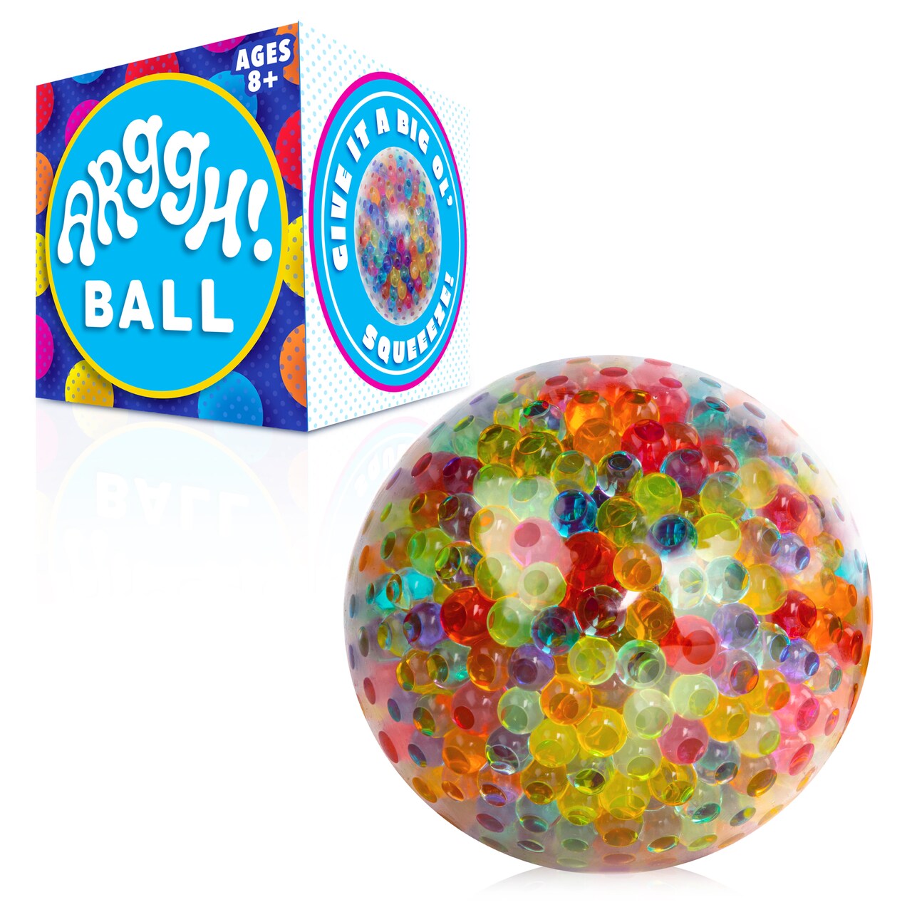 Power Your Fun Arggh Beaded Stress Ball for Adults and Kids